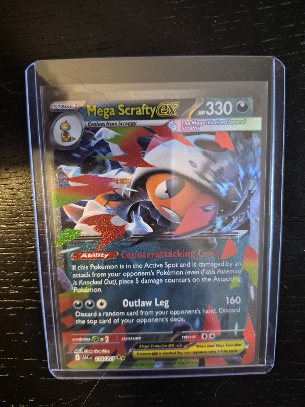 Pokemon Ascended Heroes - Mega Scrafty EX